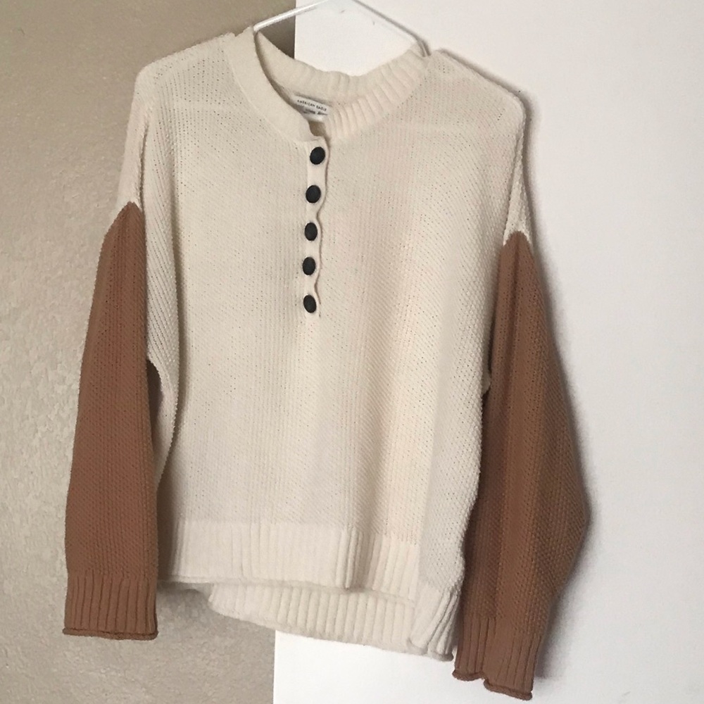AE Half Button Sweater